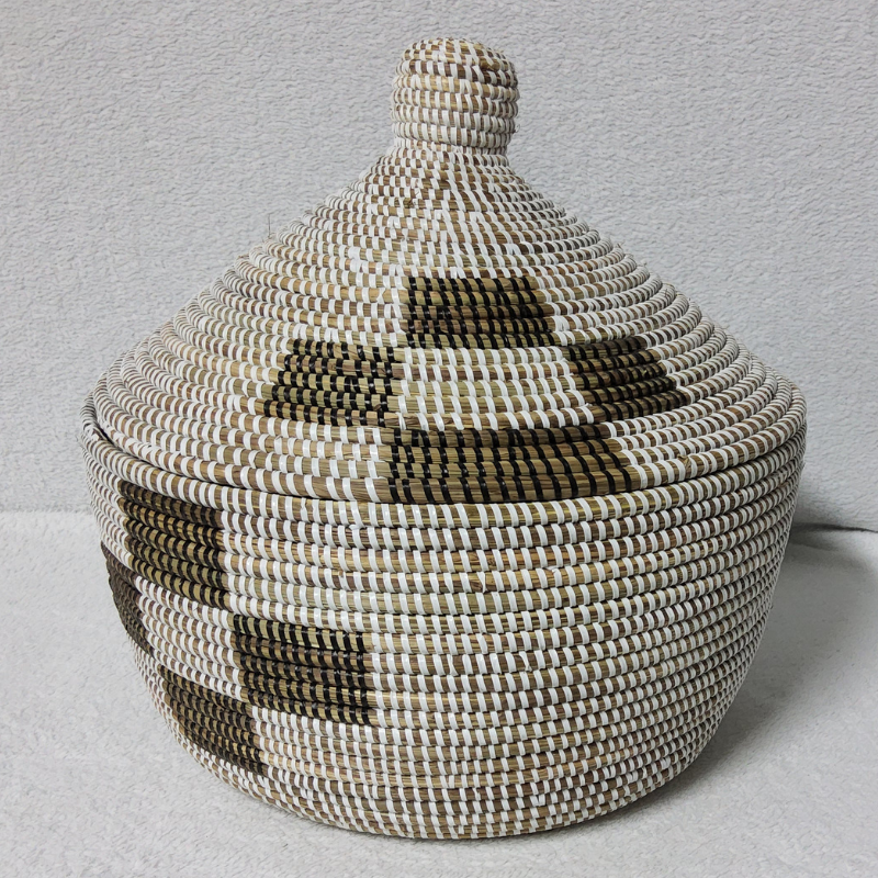 Panier Tissé « Super » Sorore  – Couvercle Conique Ø 35 cm (H 37 cm)