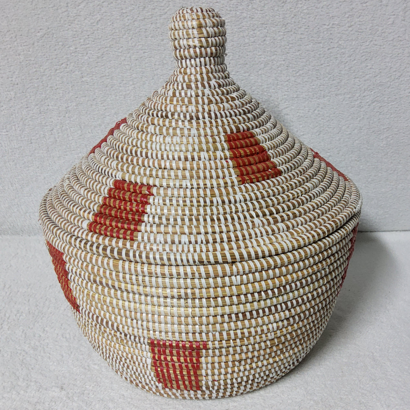 Panier Tissé « Super » Sorore  – Couvercle Conique Ø 35 cm (H 37 cm)