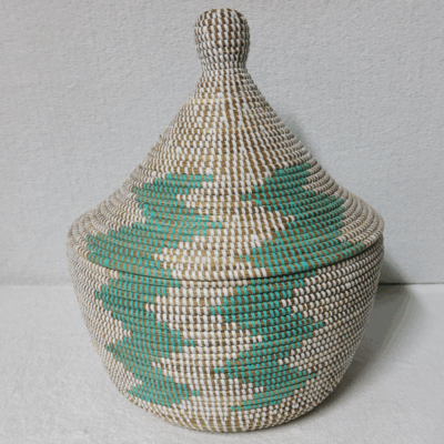 Panier Tissé « Super » Sorore  – Couvercle Conique Ø 35 cm (H 37 cm)