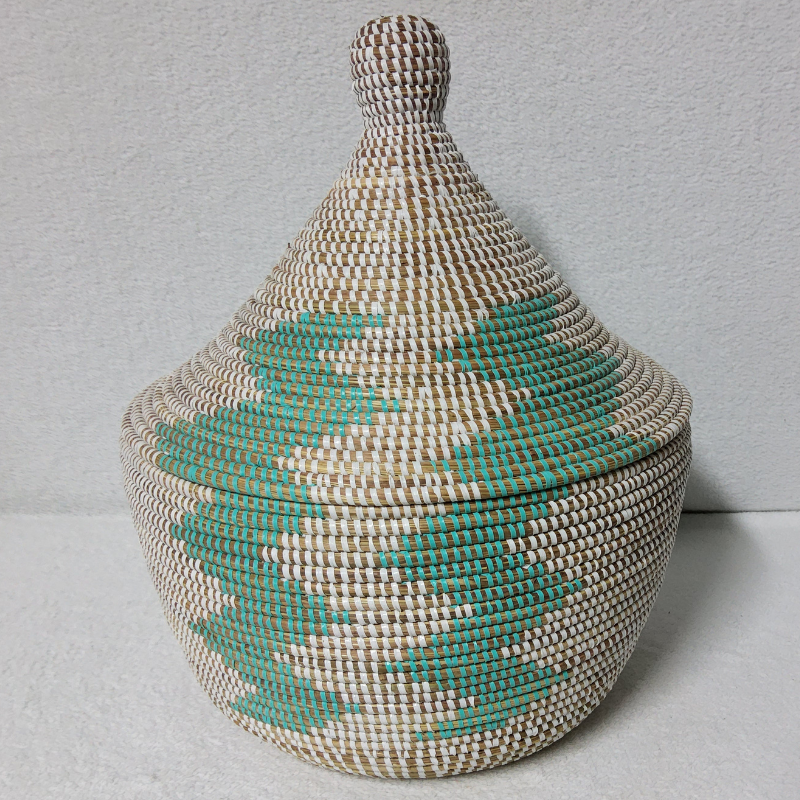 Panier Tissé « Super » Sorore  – Couvercle Conique Ø 35 cm (H 37 cm)