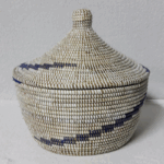 Panier Tissé « Super » Sorore  – Couvercle Conique Ø 35 cm (H 37 cm)