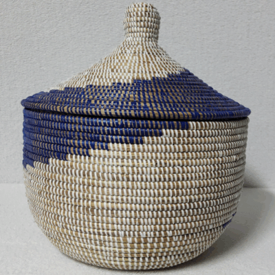 Panier Tissé « Super » Sorore  – Couvercle Conique Ø 35 cm (H 37 cm)