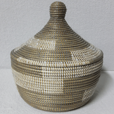 Panier Tissé « Super » Sorore  – Couvercle Conique Ø 35 cm (H 37 cm)