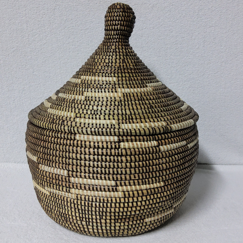 Panier Tissé « Super » Sorore  – Couvercle Conique Ø 35 cm (H 37 cm)