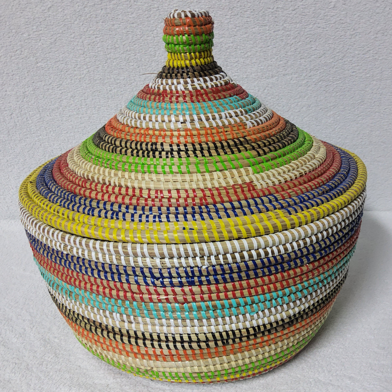 Panier Tissé « Super » Sorore  – Couvercle Conique Ø 35 cm (H 37 cm)