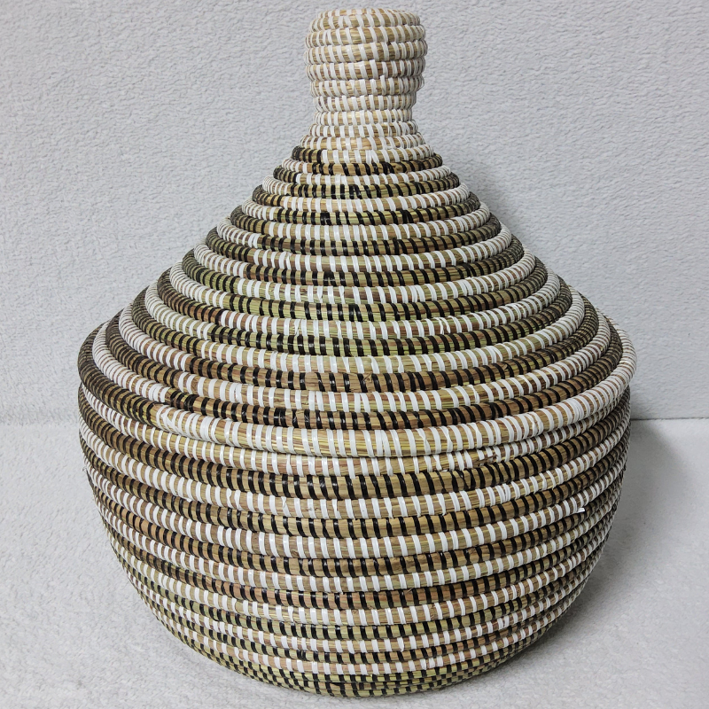 Panier Tissé « Super » Sorore  – Couvercle Conique Ø 35 cm (H 37 cm)