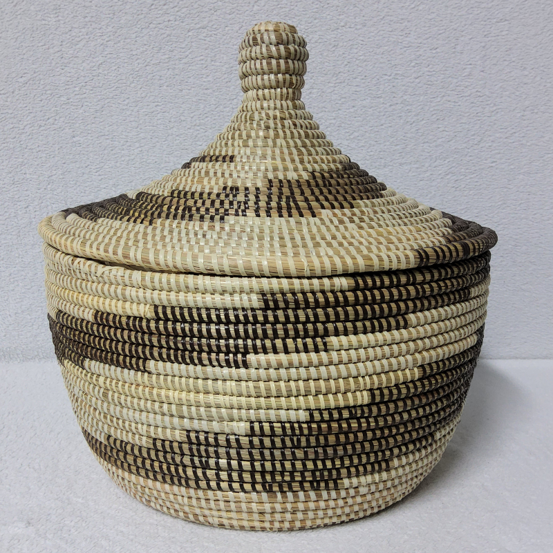 Panier Tissé « Super » Sorore  – Couvercle Conique Ø 35 cm (H 37 cm)