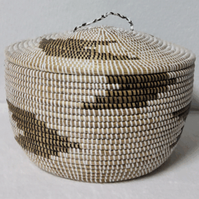 Panier de Rangement Tissé « Super » – Couvercle Plat Ø 36 cm