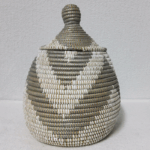 Panier « Takh » – Petit Panier Tissé avec Couvercle Ø 19 cm • H 27 cm